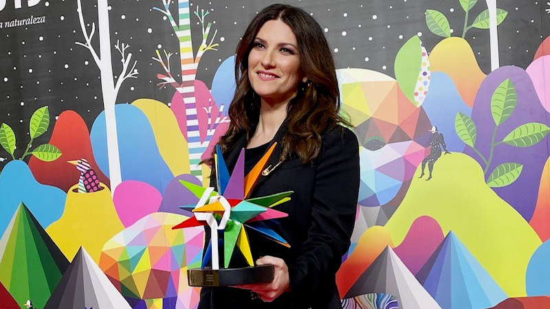 Laura Pausini vince il Premio alla carriera nella categoria Golden LOS40 MUSIC AWARDS